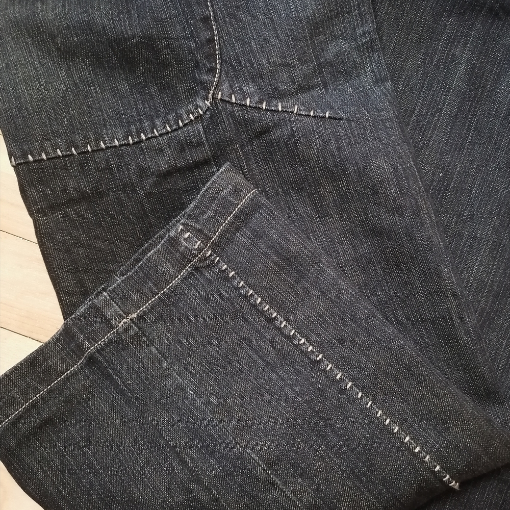 - sz:S & L, blue teal high waist straight jeans by ESBACK - Picture 7 of 8